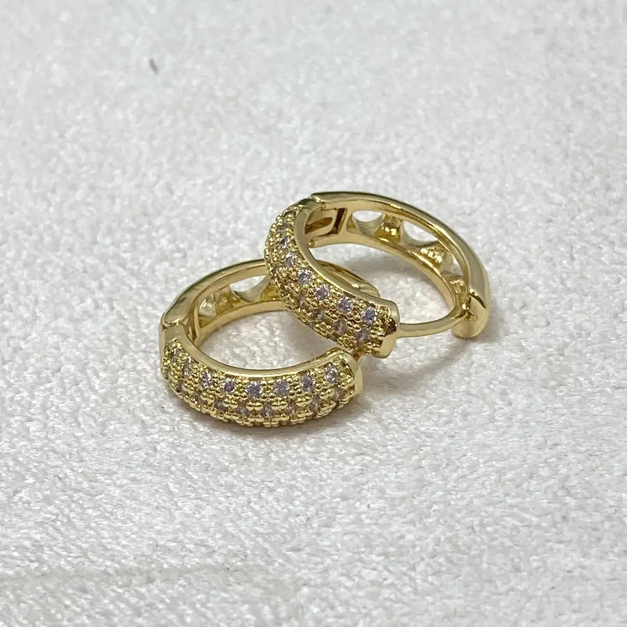 Brincos de zirconia Odana Joias