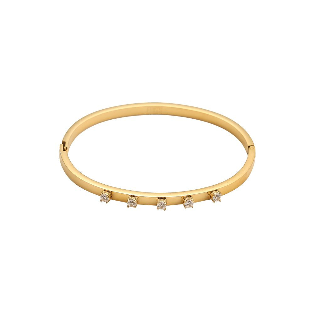 Pulseira Rígida com Zircónia