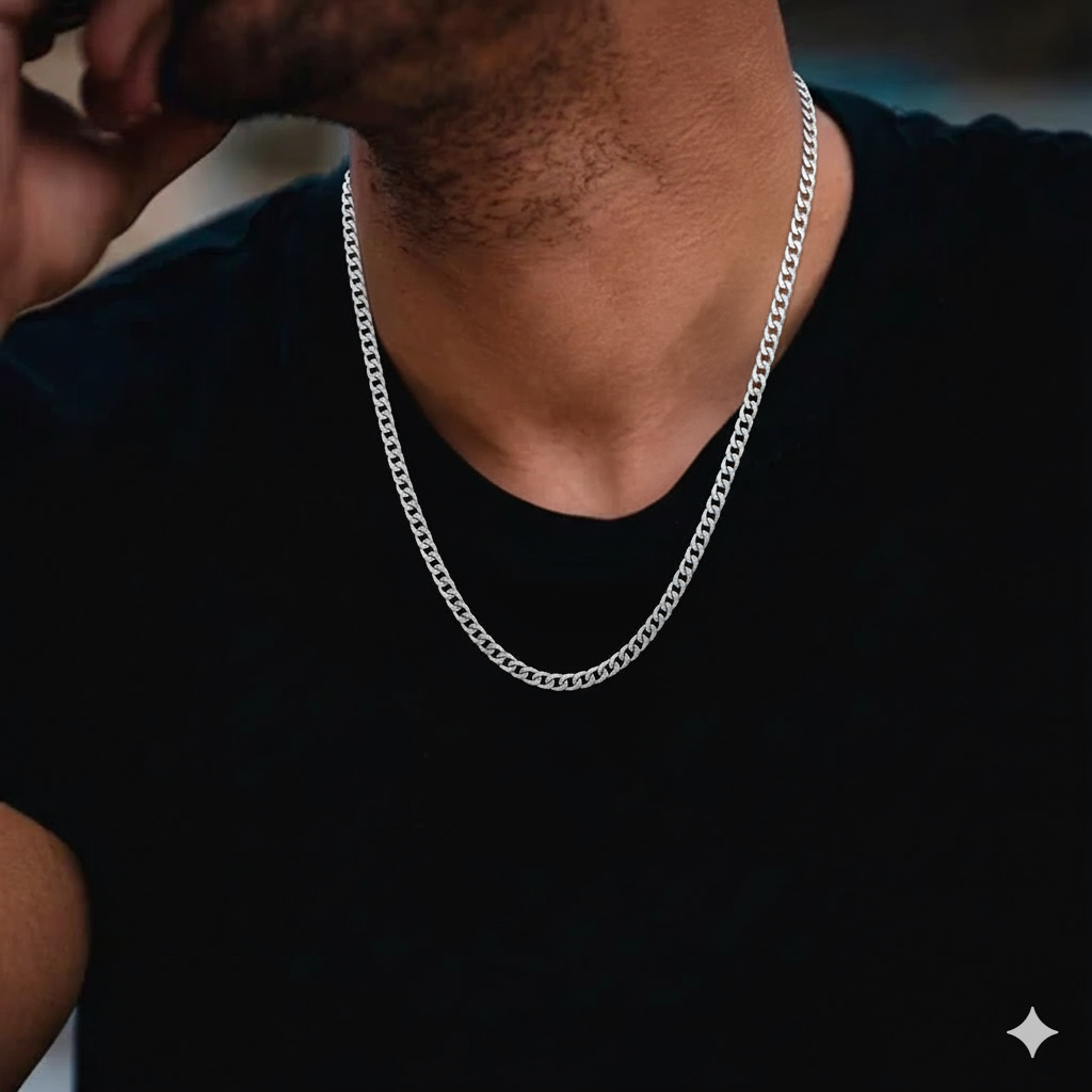 Colar Masculino Uranus em Aço Inoxidável