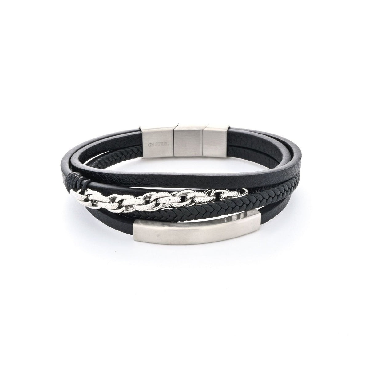 Pulseira Masculina Urban em Aço Inoxidável
