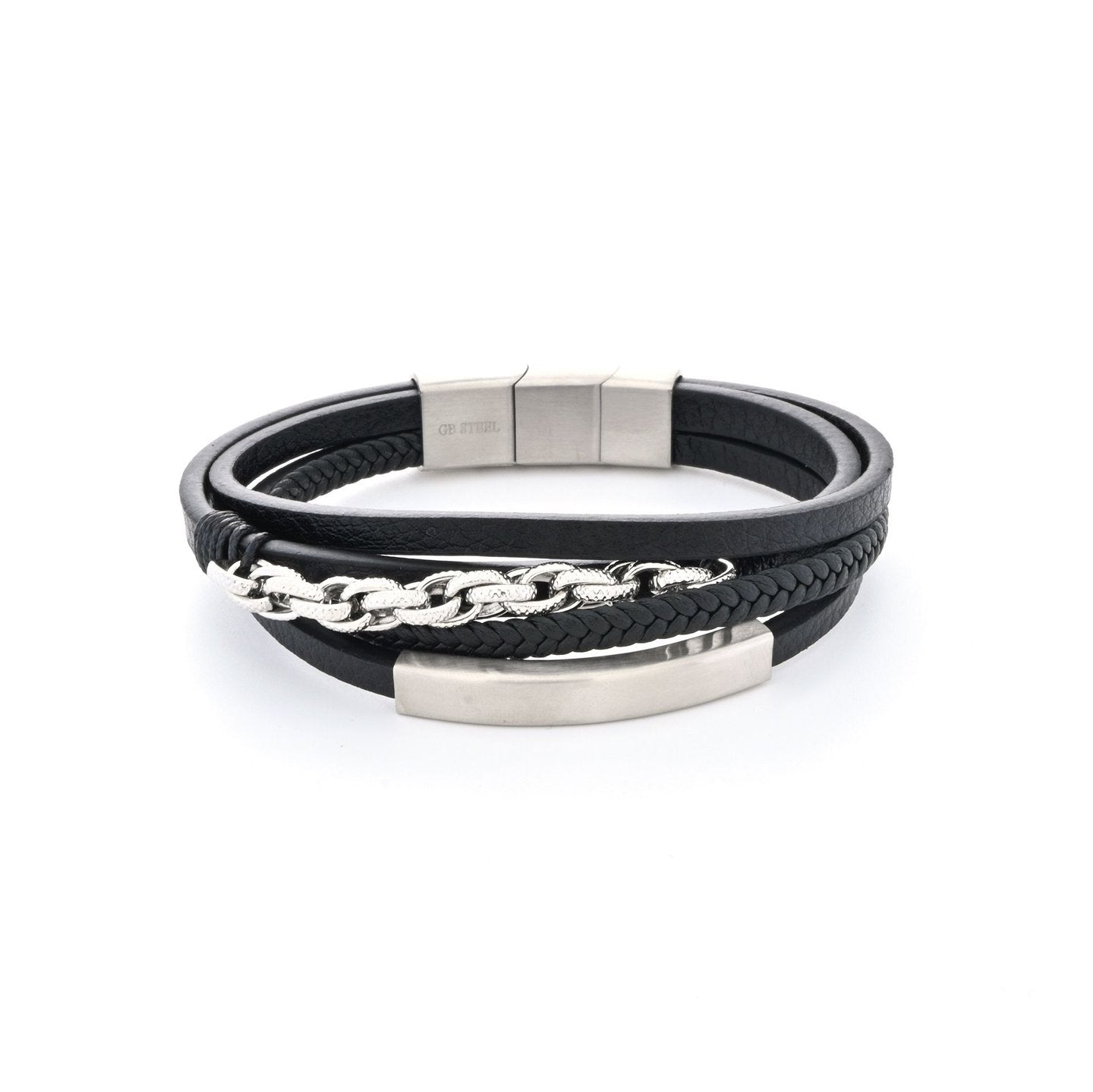 Pulseira Masculina Urban em Aço Inoxidável
